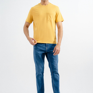 T-shirts pour hommes écologiques, à séchage rapide, de haute qualité, coupe slim, nouvelle mode, décontractés, respirants, 440g, grandes tailles, logo personnalisé - Product Image 1