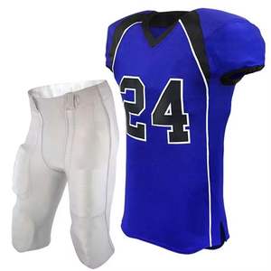 Uniformes de football américain personnalisés sur mesure, grande taille, manches courtes, été, respirants, protection UV, séchage rapide, sublimés - Product Image 6