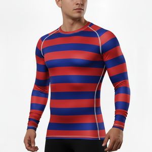 Maillot de surf à manches longues pour homme, anti-UV, pour la plongée, le surf, la natation, rashguard sublimé, t-shirt MMA - Product Image 2