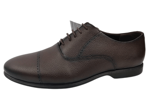 Chaussures Oxford synthétiques marron pour hommes, bout pointu, à lacets, respirantes, légères, semelle intermédiaire en EVA, style marche toutes saisons - Product Image 3