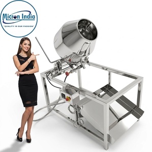 Mélangeur de poudre industriel en acier inoxydable Micron India, équipement de transport chimique inclinable robuste, qualité alimentaire 1 - Product Image 4