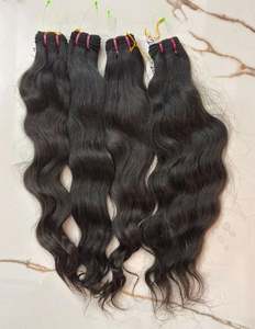 Cabello Indio Virgen de Primera Calidad, Extensiones de Cabello Indio Natural Liso, Cabello de un Solo Donante, Fabricante de Cabello - Product Image 3