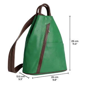 Bulk Wholesale Genuine Leather Mini <b>Backpack</b> Purse <b>Small</b> Real Leather Daypack Luxury <b>Women</b> Travel Rucksack LMBP-0033D - Product Image 5