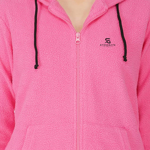 Ensemble de survêtement d'hiver pour femmes, veste à capuche en polaire, haut à manches longues, pantalon de jogging, confortable, respirant, pour la salle de sport et les sports - Product Image 6