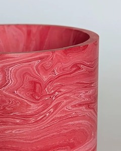 Vase de table en résine écologique - Vase de table en résine pour mariage, anniversaire et célébrations, décoration artisanale pour salon et chambre - Product Image 6