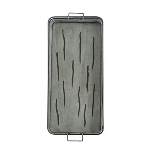 Tavolino da Esterno Maggie Zincato 32x15x31, Resistente alle Intemperie per Patio o Giardino - Product Image 6