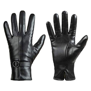 <b>Men</b> Leather <b>Gloves</b> <b>Men</b> Fashion <b>Gloves</b> Hand Protection Leather <b>Gloves</b> With Strap Sheepskin Leather <b>Men</b> Fashion <b>Gloves</b> - Product Image 1