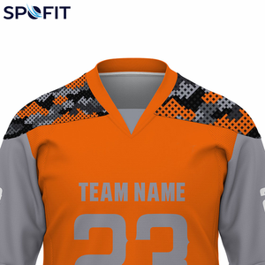 Venta al por Mayor de Camisetas de Hockey sobre Hielo Personalizadas, Poliéster de Alta Calidad, Anti-Pilling, Impresión por Sublimación, Servicio OEM, Camiseta de Hockey sobre Hielo Personalizada - Product Image 5