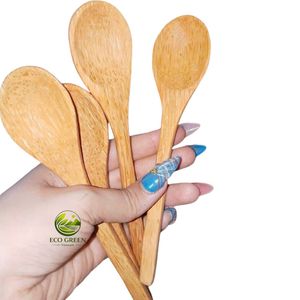 Eco-Friendly Coconut Wood Spoon Handmade Natural Wooden Spoon Durable <b>Kitchen</b> Tool for Cooking Serving and Home Use - Product Image 3