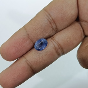 Zafiro azul ovalado natural de 4.15 quilates de Sri Lanka, piedras preciosas sueltas para la fabricación de joyas y anillos, certificado BSI-53 - Product Image 1