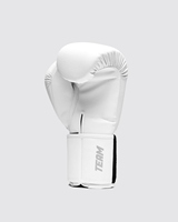 Gants de boxe en cuir véritable de haute qualité, 100% best-sellers, fabriqués au Pakistan, gants de boxe pour hommes, gants blancs Fly