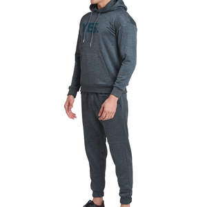 Conjunto Deportivo Personalizado con Estampado de Letras para Hombre, 2 Piezas, Sudadera con Capucha de Felpa, Pantalones Deportivos, Ropa Deportiva Informal, para Gimnasio, Entrenamiento, Venta al Por Mayor - Product Image 2