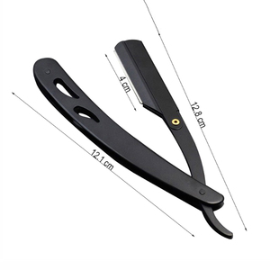 Navaja de barbero reutilizable, herramienta de afeitado de acero inoxidable duradera para cuidado profesional y personal - Product Image 3