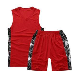Ensemble de maillot de basket sans manches blanc avec imprimé étoile, évacuation de l'humidité, séchage rapide, coupe classique, vêtements de sport unisexes pour adultes - Product Image 2