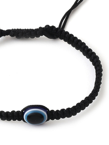 Bracelet pour femme, œil porte-bonheur, fil noir réglable, bracelet porte-bonheur - Product Image 3