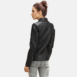 Women Leather <b>Jackets</b> for Ladies Fashion New Arrival Customized Genuine <b>Sheepskin</b> Leather Women Leather <b>Jacket</b> Casual Fashion - Product Image 4