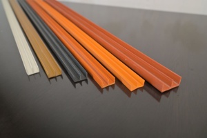 Perfil de PVC en Forma de E para Fijación de Vidrio en Muebles, Marcos de Puertas, Rieles, Soporte de Vidrio de Plástico, Perfil de Extrusión - Product Image 4