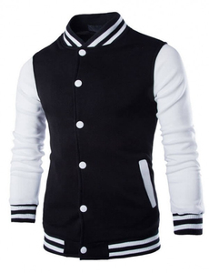 2026 <b>Men</b> and Women's Breathable Wool Cartoon Patchwork Hooded Varsity <b>Jacket</b> with Winter Made in Pakistan - Product Image 3