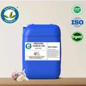Certified Organic <b>Garlic</b> Essential Oil Manufacturer and Exporter Bulk Cosmetic Grade 100% Pure & Natural By Katyani Exports - Product Image 4