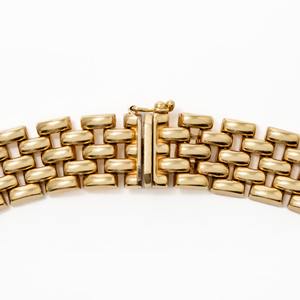 Collar de Cadena con Eslabones de Pantera en Oro Blanco de 14K, Elegante Collar de Boda, Joyería Moderna, Regalo para Ella, Acabado Premium - Product Image 4