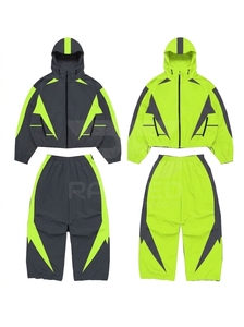 OEM Custom <b>Wind</b> <b>Breaker</b> Jacket Tracksuits Windbreaker Jacket Jogger Set Sweat Pant Suit Zip up Hooded Nylon Track Suit for Men - Product Image 4