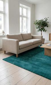 Alfombra Moderna Abstracta de Lana Sólida Hecha a Mano, Antideslizante, para Sala de Estar, Dormitorio, Oficina, Decoración del Hogar, Venta al Por Mayor - Product Image 5