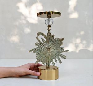 Crafted from high-quality aluminium this candle <b>stand</b> is both lightweight and durable - Product Image 4