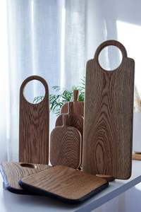 Tablas de Cortar de Madera Sostenibles, Tabla de Quesos de Madera Hecha a Mano para Restaurantes de Lujo, Tabla Redonda y Rectangular para Vegetales al por Mayor - Product Image 2