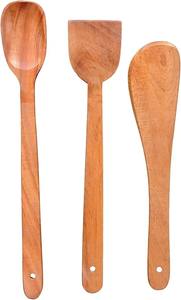 Ensemble de couverts en bois avec logo personnalisé, en bambou, réutilisables, écologiques, ustensiles de table durables, vaisselle de cuisine - Product Image 4