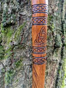 Hermosos Bastones de Madera Tallados a Mano con Soporte Resistente, con un Aspecto Elegante y Moderno, Ecológicos - Product Image 4