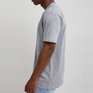 Men's T-Shirt Polyester/Cotton <b>Canvas</b> Breathable Quick Dry Crew Neck OEM Fashion Summer Regular Fit Customizable High Quality - Product Image 2