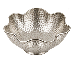 Bol de luxe en acier inoxydable orné, finition miroir, en forme de coquillage argenté, pour cadeaux de mariage, vente en gros, également utilisable comme bonbonnière - Product Image 6