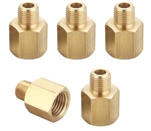 Raccord hexagonal en laiton avec filetage NPT mâle pour alimentation en eau basse pression (AOL012) - Product Image 1