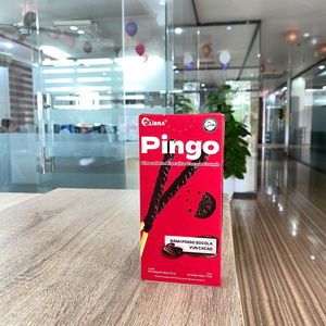 High Quality Ingredients PINGO Milk Chocolate <b>Biscuits</b> Cocoa Crumb 32g ODM Vietnam Manufacturer, Offer Samples Free - Product Image 2