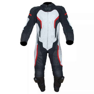 Traje de Motocicleta para Hombre al por Mayor, Diseño Personalizado, de Alta Calidad, en Cuero, Resistente al Viento y Protector, para Carreras de Motos - Product Image 1