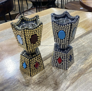 Quemador de Incienso Bakhoor de Latón para Bodas Religiosas, Serie Árabe, Metal Dorado y Plateado, Mubkhar de Lujo, Precio al por Mayor - Product Image 3