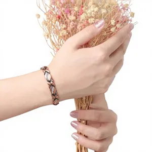 Luxury Pure Copper Antique Geometric <b>Engraved</b> Wrist Cuff <b>Bangle</b> Fashionable Metal Jewelry Exquisite Design - Product Image 6