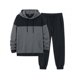 Nouvel ensemble de survêtement unisexe oversize en coton imprimé vert délavé à l'acide, style personnalisé - Product Image 3