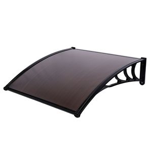 Staffa Marrone Nera 100x100 per Tettoia Antipioggia per Porte e Finestre - Stesso Codice Modello 43420714 - Product Image 4