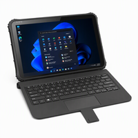 Tablette industrielle robuste 2 en 1 de 12 pouces, Intel Celeron N5100, Windows 11 Pro, 8 Go, 128 Go, IP65, GPS pour ERP WMS