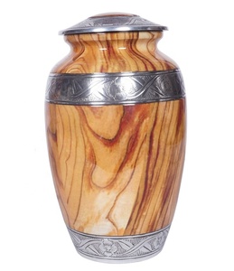 Fabrication d'urne de crémation de cendres gravées, urne commémorative en métal et aluminium au prix de gros - Product Image 3