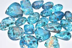 Cabujones de crisocola shattuckita de calidad premium para joyería - Product Image 2