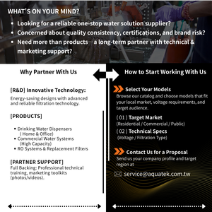 Dispensador de Agua Inteligente Aquatek AQ-1513T |   Sistema de ósmosis inversa (RO) integrado de 5 etapas |   Pantalla Táctil LCD |   Ecológico |   Calidad Comercial Premium |   MIT - Product Image 4
