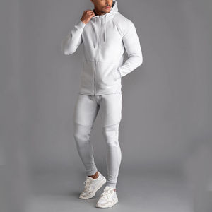 Trajes Deportivos Ecológicos de Algodón Sólido para Hombre, Diseño 2 en 1, para Correr, de Gran Peso - Product Image 1