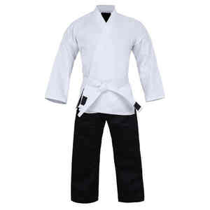 Uniforme de Karate de Poliéster para Artes Marciales, Mangas Largas, Nuevo, Ligero, Hecho a Medida, Conjuntos de Color Sólido, Duradero, de Secado Rápido - Product Image 2