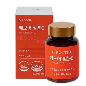 Vitamina C DR ROOTEM, Tabletas de Hemorhógeno Coreano con Hierro y Ferrofumarato, Hecho en Corea, Suplementos Nutricionales - Product Image 3