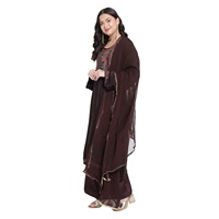 Salwar Kameez Churidar pyjama femmes indien ethnique dames robe de soirée Punjabi couture pelouse costume costumes brodés