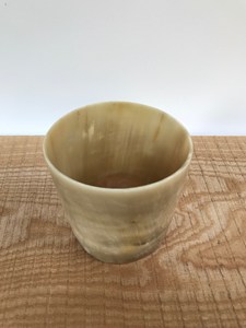 Gobelet en corne de buffle naturelle poli, fait à la main, pour boisson - Product Image 6