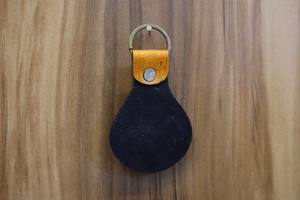 Real Genuine Leather Handmade Chains for Unisex Hand Carved Tooled Leather Key Chains Leather Key Rings - Product Image 2