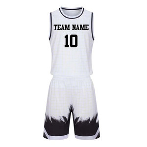 Uniforme de basket-ball léger au style unique, uniforme de basket-ball uni pour adultes, uniforme de basket-ball - Product Image 1
